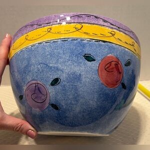 Sue Zipkin The Sweet Shoppe by Sango Large Ceramic Nesting Mixing Bowl